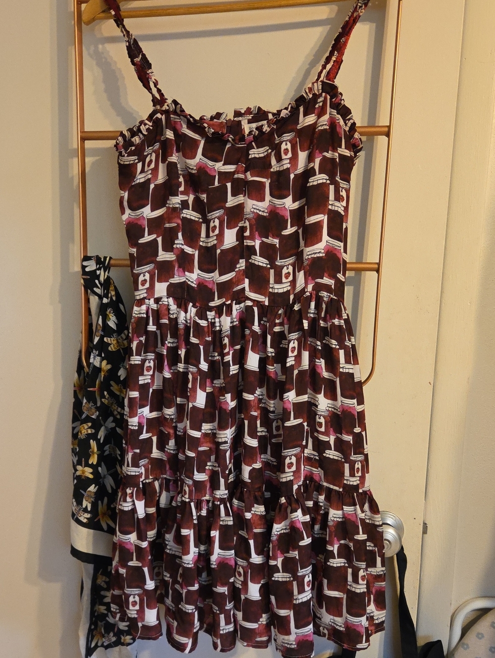 RARE Anthroplogie Book Of Deer Jam Jar Printed Sundress